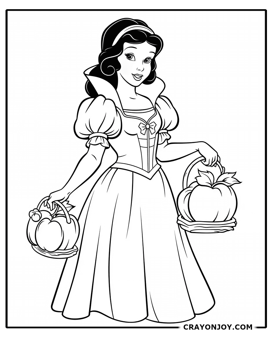 Free Printable Snow White Coloring Pages for Kids & Adults