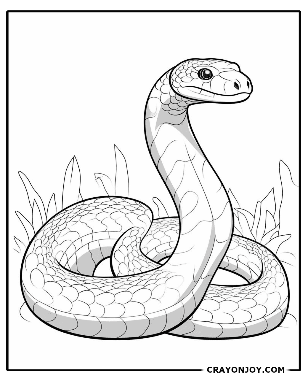 Anaconda Coloring Pages: Free Printable Sheets for Kids and Adults
