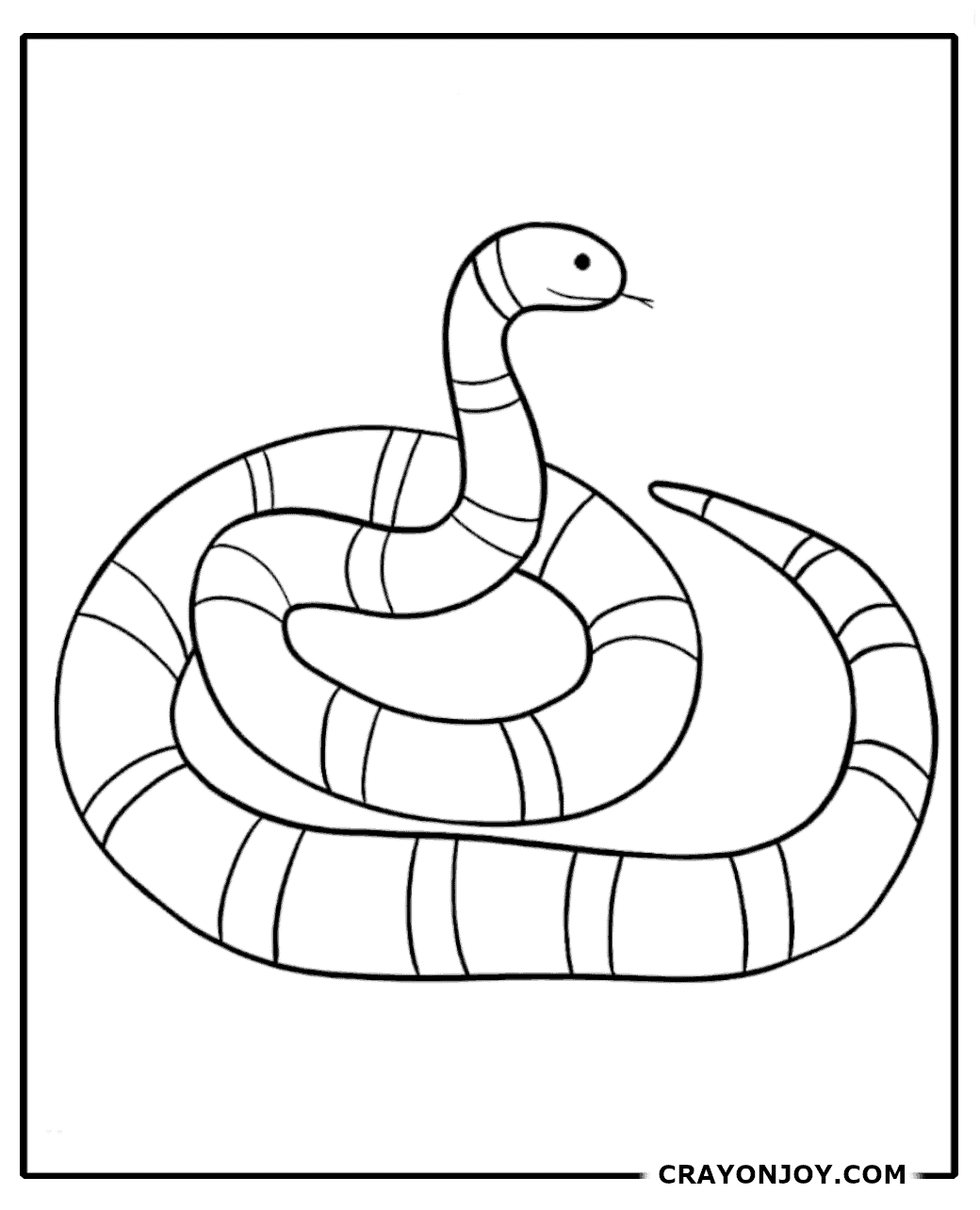 Free Printable Coral Snake Coloring Pages