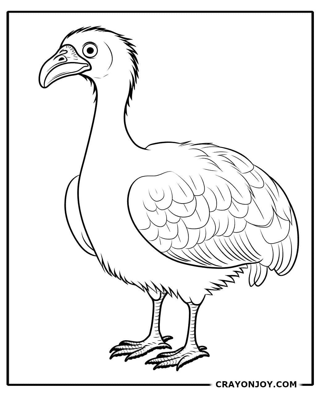 Dodo-Bird Coloring Pages: Free Printable Sheets for Kids
