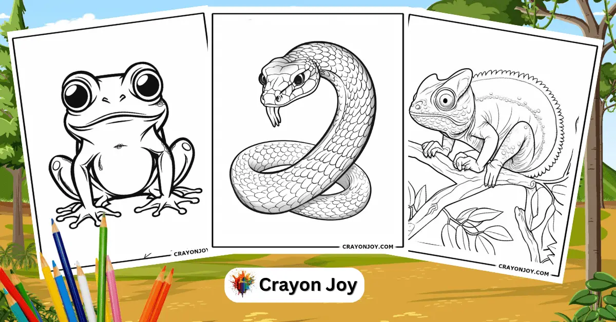 47 Reptile Coloring Pages: A Fun Way to Learn About Reptiles
