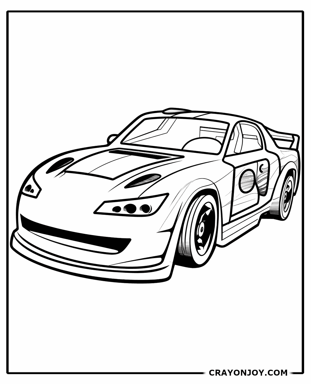 Free Printable NASCAR Coloring Pages for Kids and Adults